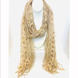 Bohemian Hollowed Out Sequins Fashion Scarf